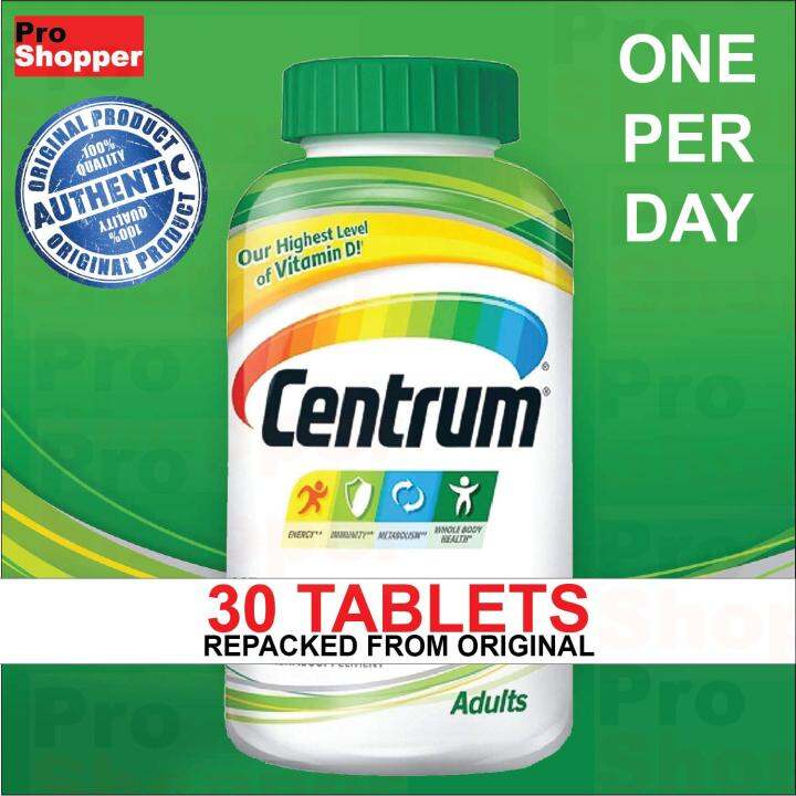 Centrum MultiVitamin MultiMineral For Adults - 30 Tablets | Lazada PH