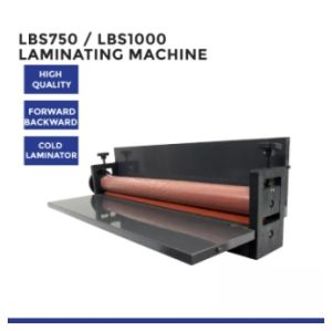 Officom LBS750/1000 Manual Laminating Machine Roll Cold Laminator Heavy Duty for Stickers Paper Poster Signage PVC Cards