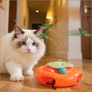 Cat Toys Intelligent Tease Cat Good Persimmon Peanut Electric Auto-rotating Cute