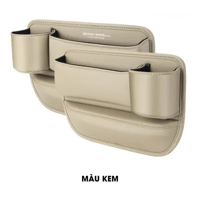 Hộp Đựng Đồ Khay Để Khe Ghế ô Tô Kiêm Đựng Cốc Chất Liệu Da TPU Cao Cấp Sắp Đồ Đạc Trên Xe Tiện Dụng [Giá Rẻ]