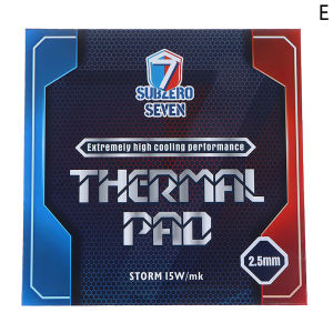 Mongin Subzero Seven-Ultimate 15W mk แผ่นระบายความร้อน cpu gpu กราฟิกเมนบอร์ดแผ่นซิลิโคนกระจายความร้อน