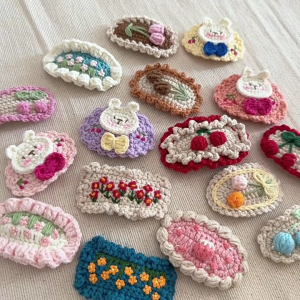 Soft Knit Baby Barrette Cute Hair Clip Knitted Baby Hairpin Warm Baby Girls Hairpin Fashionable Accessory for Your Child