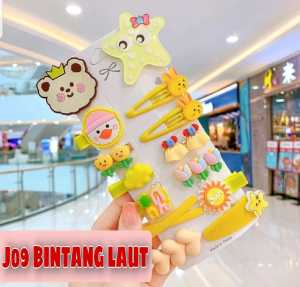 BCD - J09 JEPIT RAMBUT ANAK LUCU 1SET ISI 14PCS KUALITAS IMPORT JEPIT ANAK LUCU