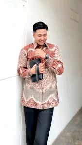 Tunik Dress Batik Wanita Kerja Kantoran Modern Kekinian Tunik Wanita Viral Terbaru Ready Size M L XL XXL XXXL Jumbo