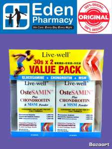 Live-well ostesamin plus chondroitin + msm POWDER ( livewell ostesamin ) ( 30s + 30s +5s ) orange flavour