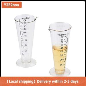 【Local shipping】 Cốc đo Acrylic cấp thực phẩm 100ml với quy mô không chứa BPA hoàn hảo cho sử dụng nhà bếp và nhà hàng