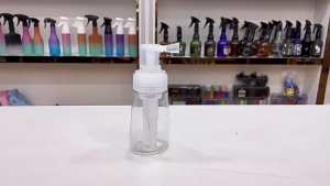 180ml bơm lại tóc Salon phun nước chai sợi Applicator Talc container tạo kiểu tóc tạo kiểu tóc