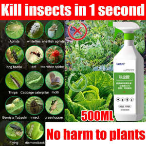 Eliminate 1000 pests Pesticides For Plants Ubat Racun serangga tanaman500ml Not harmful to plants Insecticides For Plants Prevents thrips aphids mites whitefliesred spider insecticide Neem Oil For Plants Racun serangga perosak tanaman植物杀虫药水