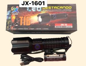 XML 99000W ไฟฉายแรงสูงไฟฉายซูมLEDT16 JX-1602  JX-1601 ปรับระดับ3โหมดสว่างแข็งแรงทนทาน