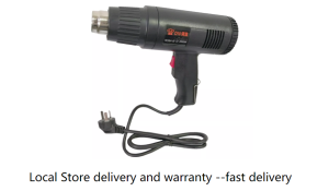 {SG In-Stock} SG Plug 2000W Electric Heat Gun Portable Handheld Hot Air Power Tools Adjustable Wind Speed with Nozzles-Local Warranty