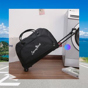 กระเป๋าเดินทางมีล้อขนาด 20 นิ้ว กระเป๋าถือเดินทางขนาดใหญ่ ผ้ากันน้ํา มีหลายสีให้เลือก