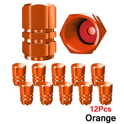Car Tire Valve Stem Caps 12Pcs Tire Caps Universal Tire Valve Caps for Cars SUVs Bike Trucks and Motorbikes Premium Quality Tire Air Caps Prevent Air Leakage