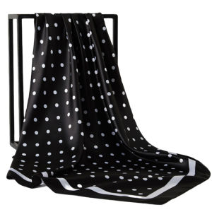 90cm/36inch fashion muslim hijab lady satin corak polka dot/corak lain tudung bawal silk scarf