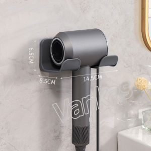 พร้อมส่งจากทม  ที่แขวนไดร์เป่าผม แบบติดผนัง ไม่เป็นไม่ต้องเจาะ ชั้นวางไดร์เป่าผม ที่วางไดร์เป่าผม