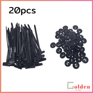 Golden สายรัดเคเบิลไนลอนแบบสากล Universal Cable Tie Buckle ล็อคตัวเอง 20/50/100pcs Nylon Cable Tie