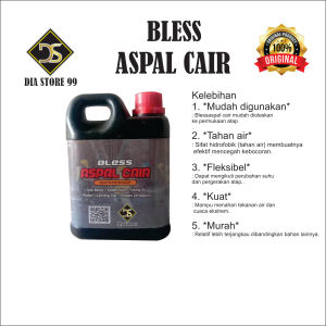 aspal cair bless 1 kg  waterproff  pelapis anti  bocor cat kolam renag  alat perukangan