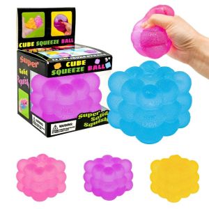 CuddleCove NeeDoh Squeeze Nice Cube Toy 3d Candy Slow Rebound Squishy Fidget Toy Stress Relief Toy Lepas Geram
