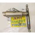 SILENCER KNALPOT RACING RCB POLOS BULAT SILINCER TABUNG GEMBUNG SAJA TERLARIS. 