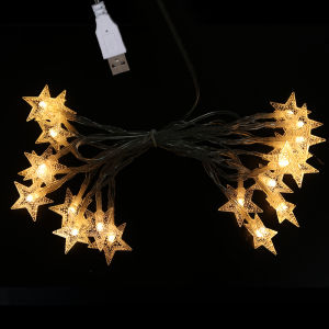 [Homior] Đèn dây đèn dây đèn LED dây đồng 2m 5m cho cửa sổ giáng sinh tiệc cưới USB