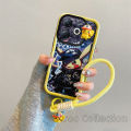New Casing Itel P55 NFC 4G Classic Cute Colorful Cool 3D Cartoon Phone Case with 3D Doll Lanyard Lens Protection Shockproof Silicone Soft Back Cover. 