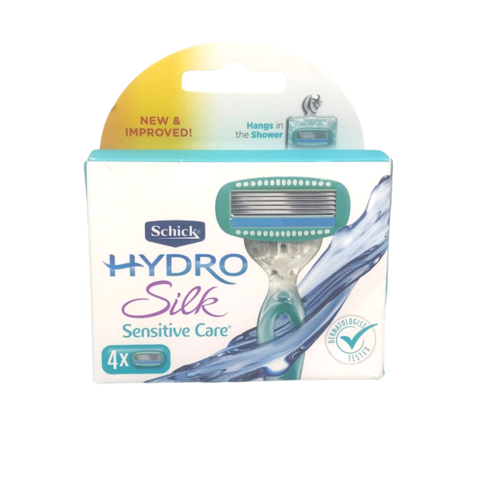Schick Hydro Silk Razor Blade Refills For Women Sensitive Skin 4 Count