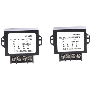 Efficient 24V to 12V 3A/5A Voltage Converter Power Adapter Module for Car Electronics Water Resistant Designing