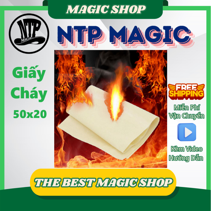 [Freeship] Ảo thuật giấy cháy, giấy flash, flash paper magic mẫu mới ...