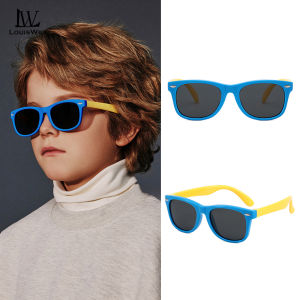 LouisWill Fashion Kids Sunglasses UV400 Sunglasses Childrens Polarized Sunglasses TPEE Sunglasses  Travelling Cycling Hiking Riding Running Glasses