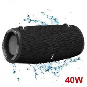 Banchugw 40W High Power For Bluetooth Speakers Subwoofer TWS Wireless Portable Outdoor Waterproof Music Player SoundBox Column CaixaDeSom