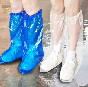 Ủng đi mưa dùng một lần Bao giày chống thấm nước chống trượt ngày mưa cho người lớn và trẻ em