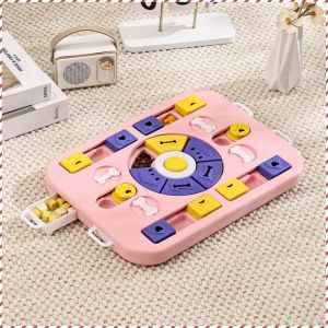 เครื่องป้อนอาหาร เรียบเนียนและกลม ชามอาหารช้า ชามสัตว์เลี้ยง เครื่องป้อนอาหาร การฝึกอบรม ป้องกันการสําลัก