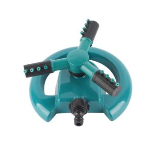 Byshow Automatic 360° Rotating Lawn Sprinkler Garden Water Sprinkler Lawn Roof Irrigation Gardening Accessories Tools Plant Watering System Motion Activated Rotatable Sprinkler