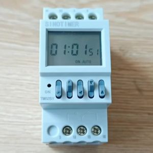 SINOTIMER Din Rail Digital Programmable Month Year Cycle Timer Switch Time Relay Automatic Loop Control Electronic AC 220V 230V