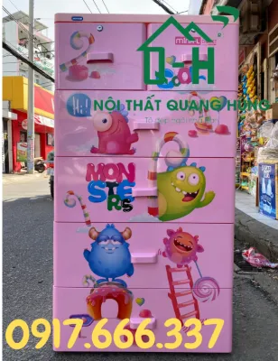 TỦ NHỰA DUY TÂN MINA L 5 TẦNG 6 NGĂN GIÁ RẺ - HÌNH ẢNH THỰC TẾ