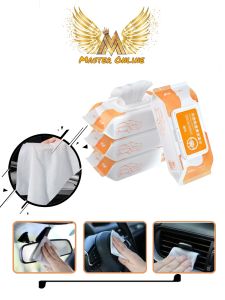 MO347 Wet Tissue Wipes Car Interior Tisu Pembersih Interior Mobil 80 L