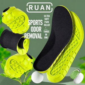 Mugwort Health Insoles Breathable Odor Resistant Shockproof Insoles Sweat Wicking Cushion Shoe Inserts Foot Support for Standing Walking Work Daily Wear