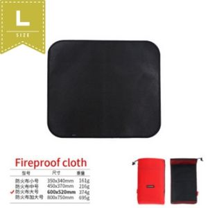 Fireproof Heat-Proof Mat Insulation Pad High Temperature Resistance Fire Silicone Blanket Picnic Blanket Outdoor Camping