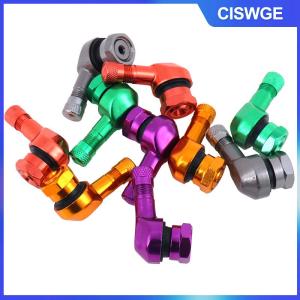 CISWGE 2 x CNC xe máy 90 độ góc bánh xe lốp gốc Tubeless van Nhôm
