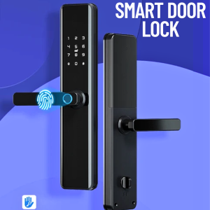 BERGARANSI MEFUTAI Kunci Pintu Digital Smart Door Lock Fingerprint aluminium kartu Password K13
