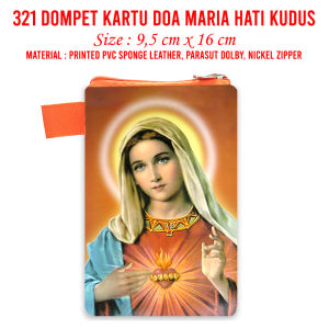 Dompet Panjang Tinggi Kartu Doa Seri Christian Souvenir Gereja Yesus Bunda Maria Dompet Kartu Doa Santa Santo Dompet Rosario Novena Katolik Kristiani