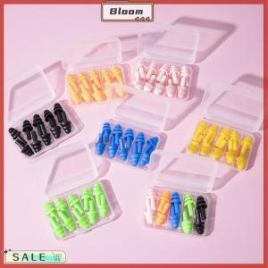 Follow Get New[Bloom Z] Swimming Waterproof Insulation Comfort Ear Plugs Noise Cancelling For Sleep 5 Pairs Colorful Soft Silicone Earplugs