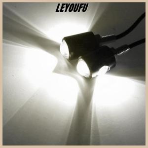 LEYOUFU Creative Motorcycle Signal Lamp License Plate Light LED Bulb Eye Shape Turn Indicator Super Bright Easy Installation