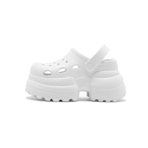 IELGY high-heeled hole shoes womens fashion outer wear EVA bag head European and American thick-soled beach cool slippers