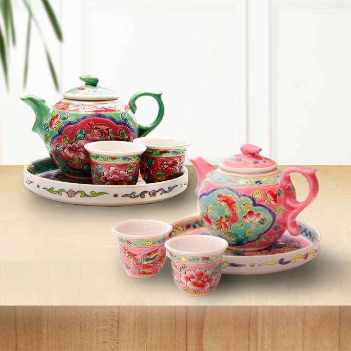 Peranakan Teapot Set Lazada Singapore