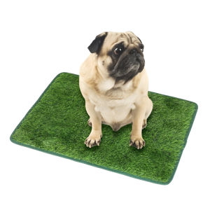 Pet Grass Pad Dog Potty Grass Realistic Design Easy to Clean Artificial Grass Mat