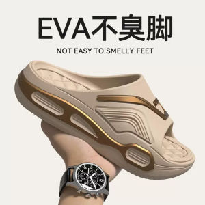 Free Shipping MenS Thick-Soled Slippers 2026 New Style Designed For Outdoor Wear Featuring A Non-Slip Sole Comfortable Soft EVA Material And A Sporty Trendy Design That Ensures Long-Lasting Wear Without Causing Fatigue