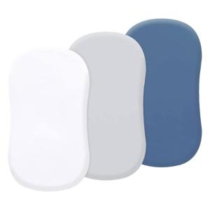 Gói của 3pcs bé Tấm bọc vừa vặn nôi Tấm Bọc Giường tấm được trang bị tấm trải nôi bọc nệm cái nôi có thể tháo rời Bìa