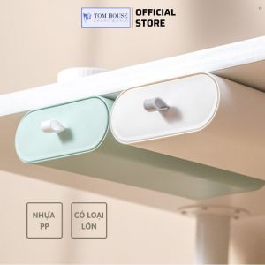 [HCM][CAO CẤP] Hộc Ngăn Kéo Bàn Mini Có Keo Dán Để Văn Phòng Phẩm Lưu Trữ Đồ Tiện Ích