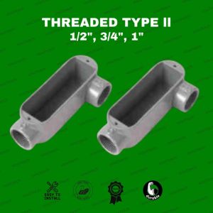 Metal Conduit Body LL – Threaded Type for Rigid Steel Conduit (1/2 3/4 1)