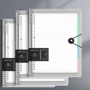 Binder Notebook 60 Sheets 80 Grams Binder Notebook Refillable Notebook Binder School Supplies Notebook Refill